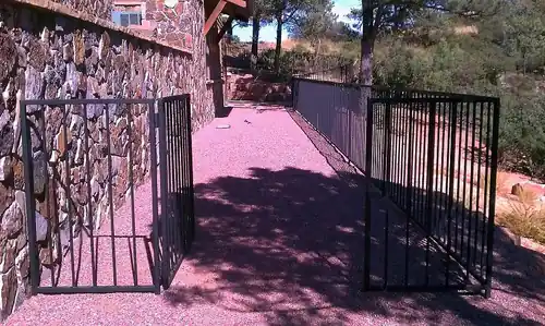 Dog Run Fence installed by Wulff Fence