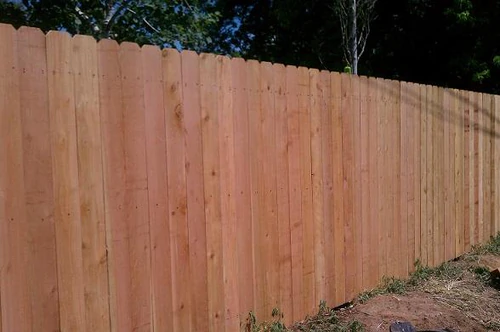 Privacy Fence installed by Wulff Fence