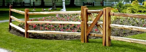Rail Fence installed by Wulff Fence