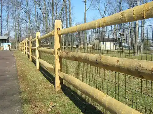 Rail Fence installed by Wulff Fence