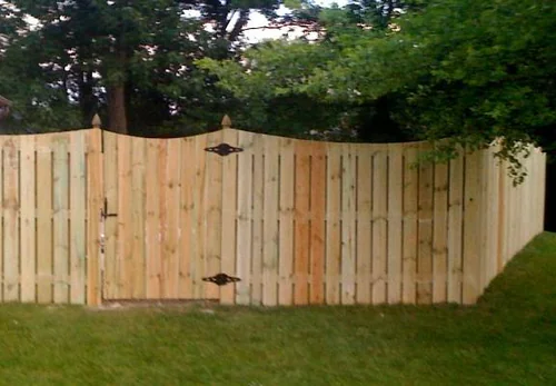 Semi Private Fence installed by Wulff Fence