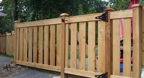 Semi Private Fence installed by Wulff Fence