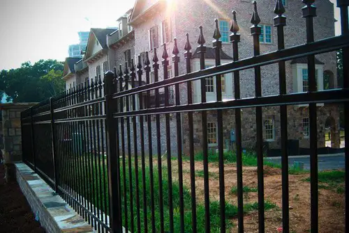 Steel Fence installed by Wulff Fence