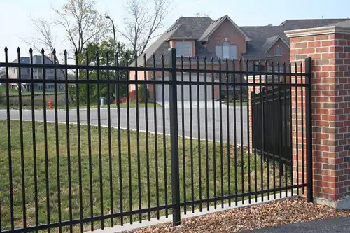 Steel Fence installed by Wulff Fence
