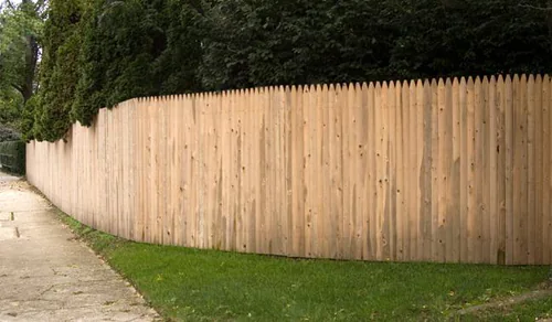 Stockade Fence installed by Wulff Fence