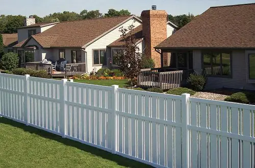 Vinyl Fence installed by Wulff Fence