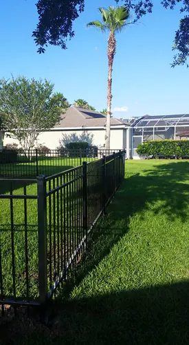 Wulff Fence work example, Altamonte Springs fence install