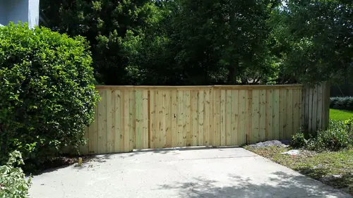 Wulff Fence work example, St. Cloud fence install