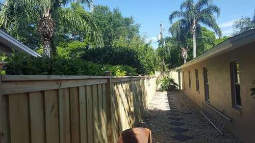 Wulff Fence work example, Apopka fence install