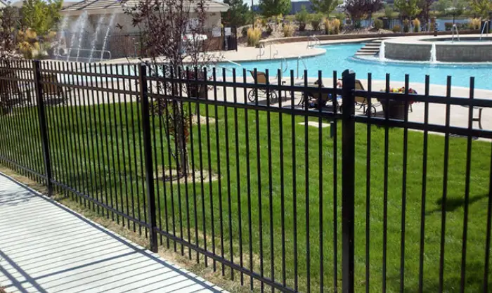 Aluminum installed by Wulff Fence