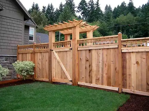 Privacy Fence installed by Wulff Fence