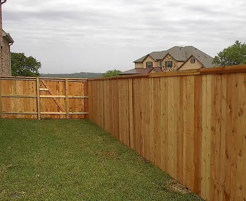 Wood Fence installed by Wulff Fence